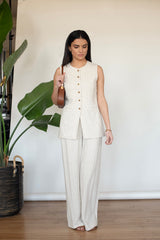 CREAM PINSTRIPE - Coming June 25’
