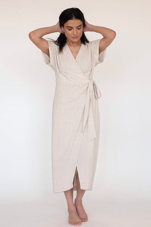 CREAM PINSTRIPE