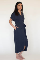 NAVY PINSTRIPE