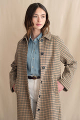 MINI PLAID RAGLAN