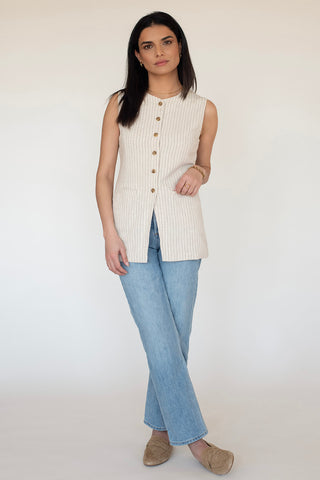 NAVY PINSTRIPE - Coming June 25’