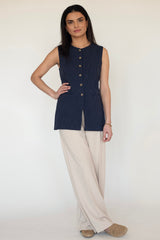 NAVY PINSTRIPE - Coming June 25’