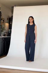 NAVY PINSTRIPE - PRE ORDER / Ships In 4 Weeks
